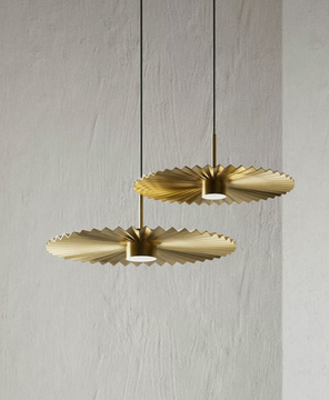 PLIE’ 284.01 - LED brass pendant lamp by Il Fanale - view 3